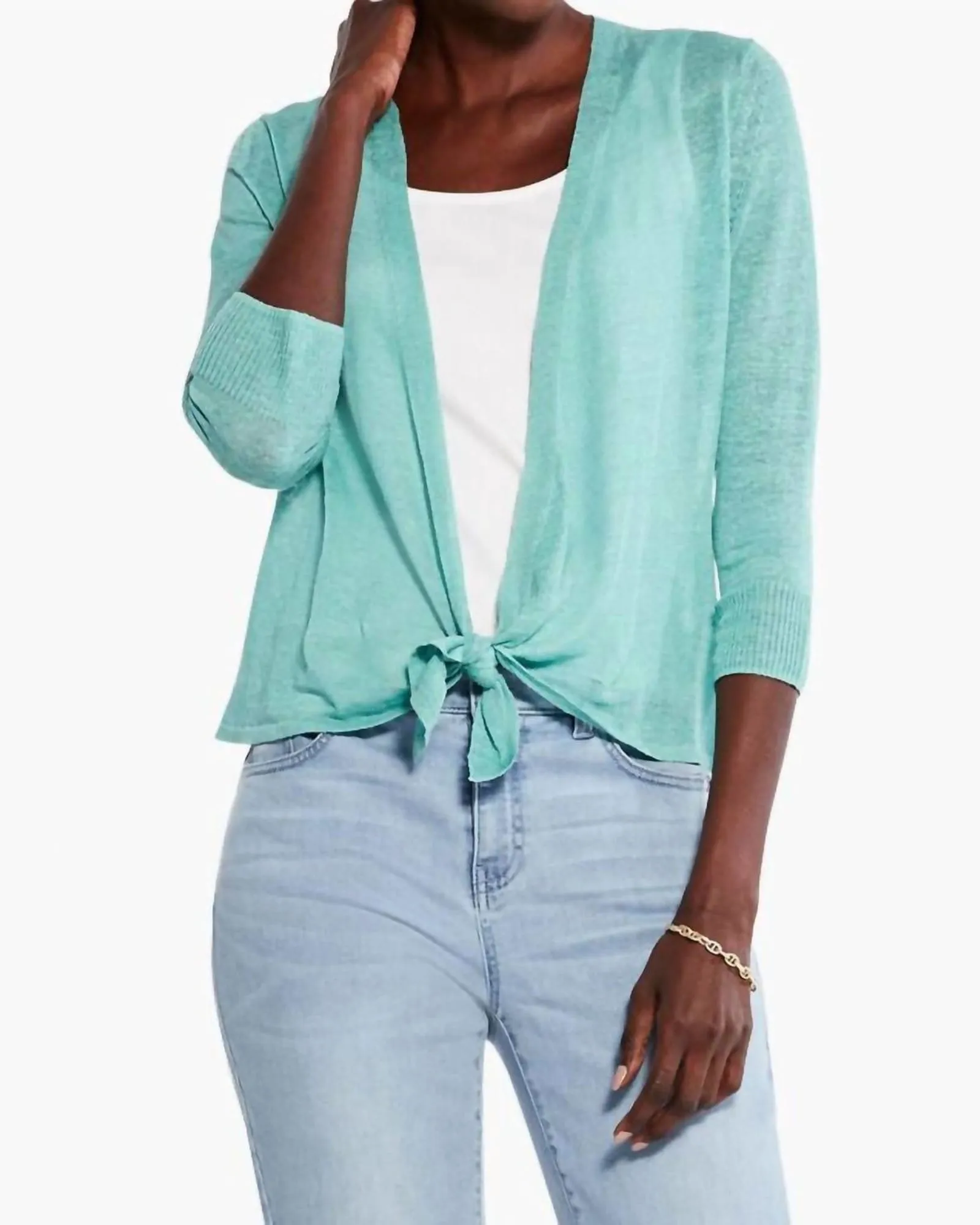 4 Way Cardigan in Hazy Aqua | Hazy Aqua