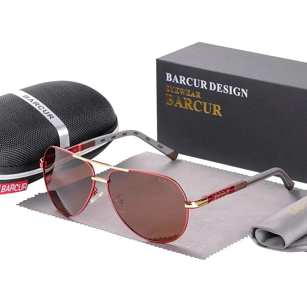Aluminum Vintage Polarized Coating Classic Sun Glasses For Men & Women