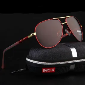 Aluminum Vintage Polarized Coating Classic Sun Glasses For Men & Women