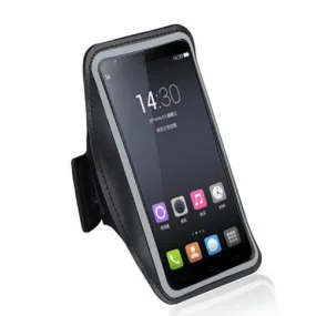Armband Professional Cover Neoprene Waterproof Wraparound Sport with Buckle for BQ Mobile BQ-5518G Jeans (2019) - Black