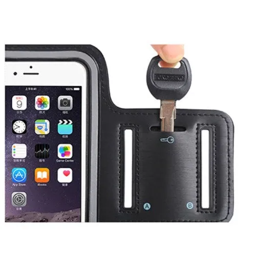 Armband Professional Cover Neoprene Waterproof Wraparound Sport with Buckle for BQ Mobile BQ-5518G Jeans (2019) - Black