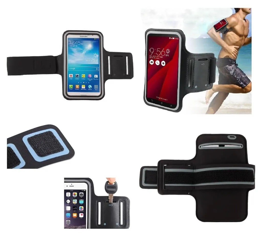 Armband Professional Cover Neoprene Waterproof Wraparound Sport with Buckle for BQ Mobile BQ-5518G Jeans (2019)