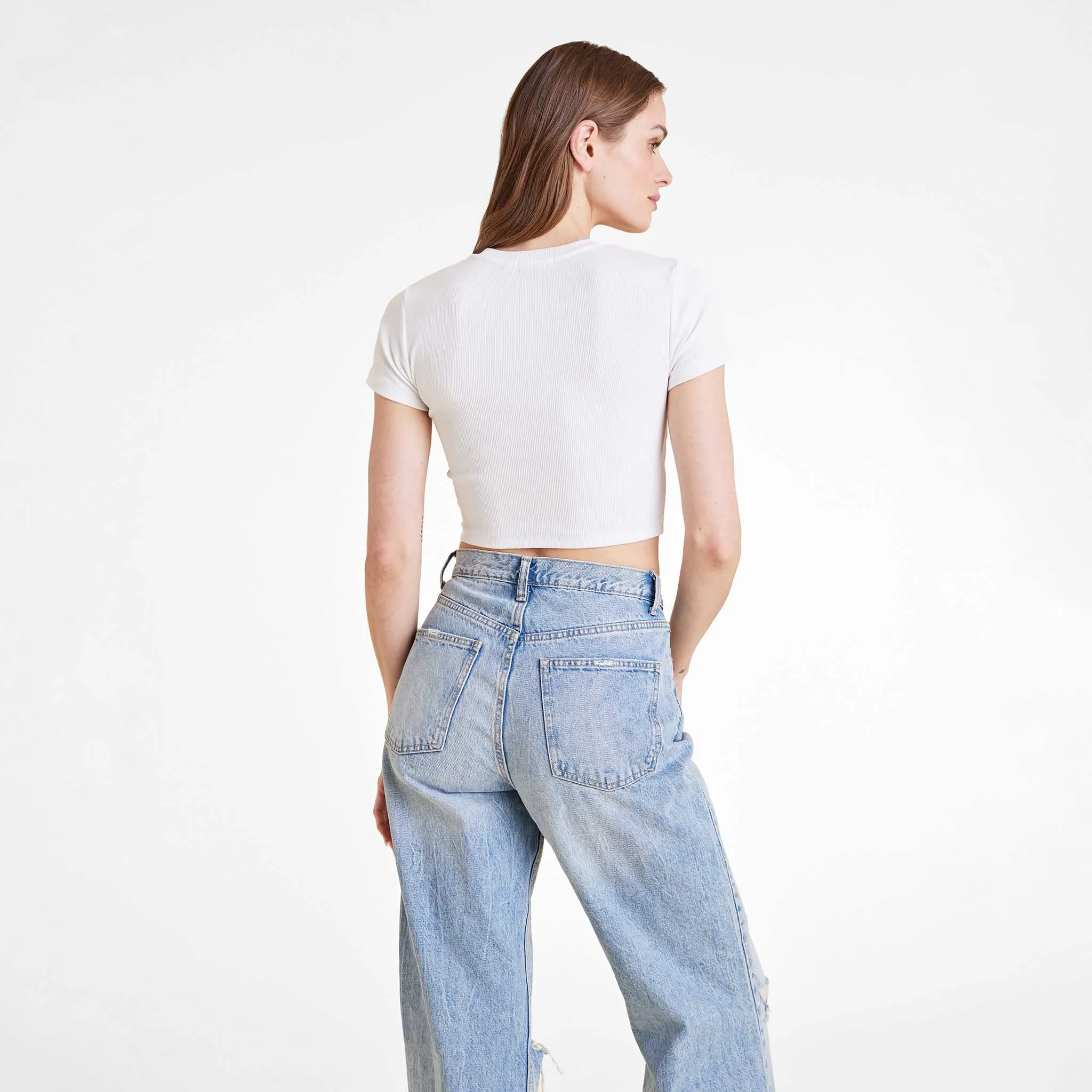 Baby Tee | White