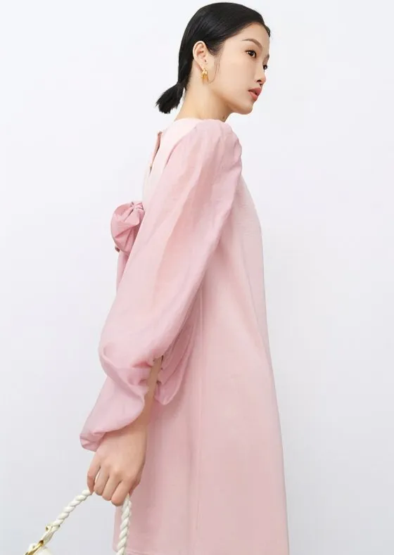 BALLOON SLEEVE A-LINE DOLL DRESS