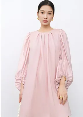 BALLOON SLEEVE A-LINE DOLL DRESS