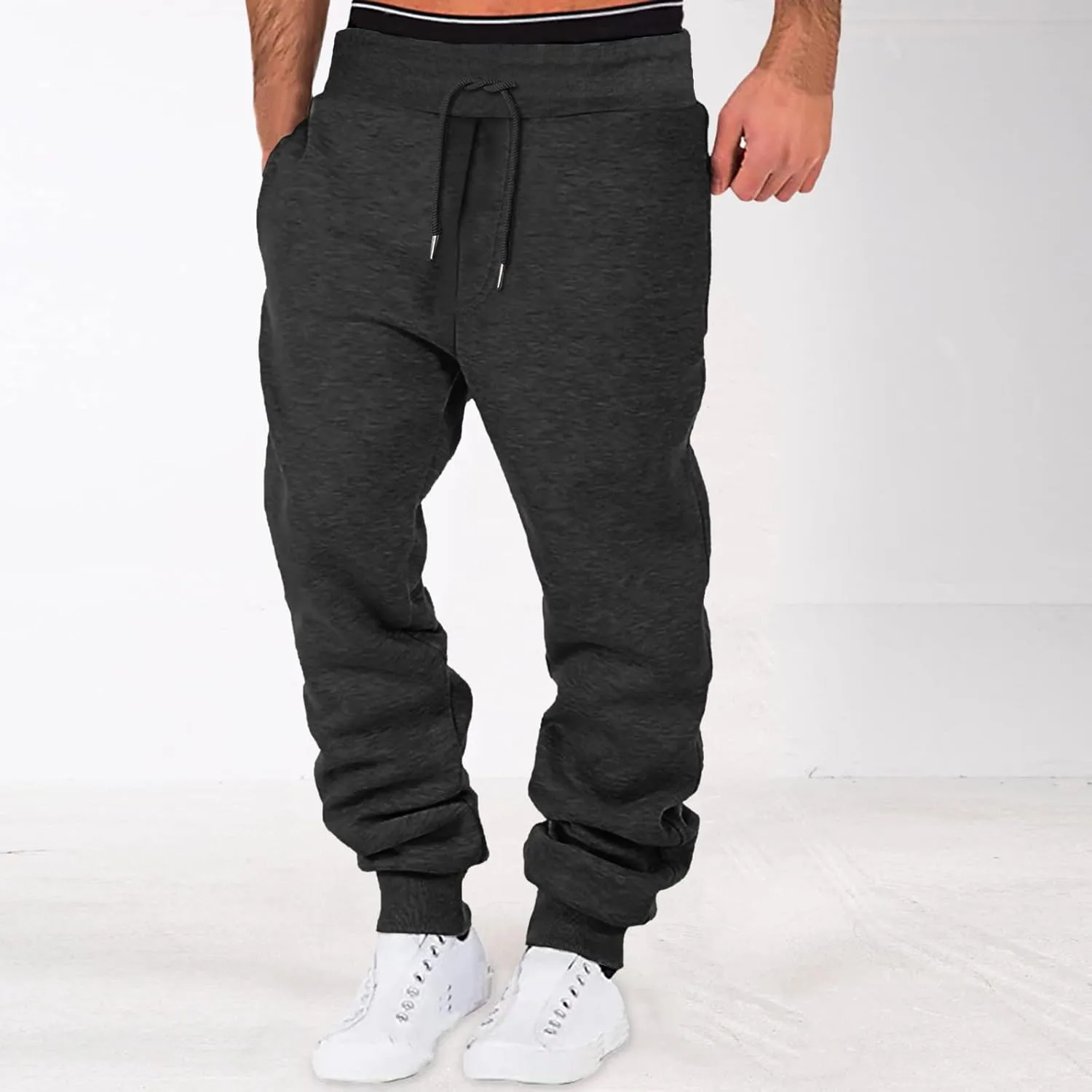 Big and Tall Sweatpants for Men Bottoms Men's Tech Fleece Active Athletic Casual Jogger Sweatpants with Pockets Mens