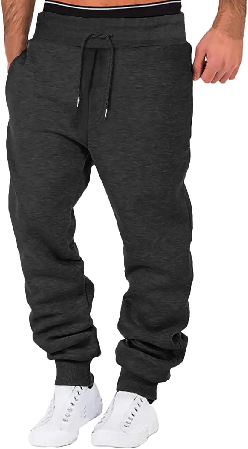 Big and Tall Sweatpants for Men Bottoms Men's Tech Fleece Active Athletic Casual Jogger Sweatpants with Pockets Mens