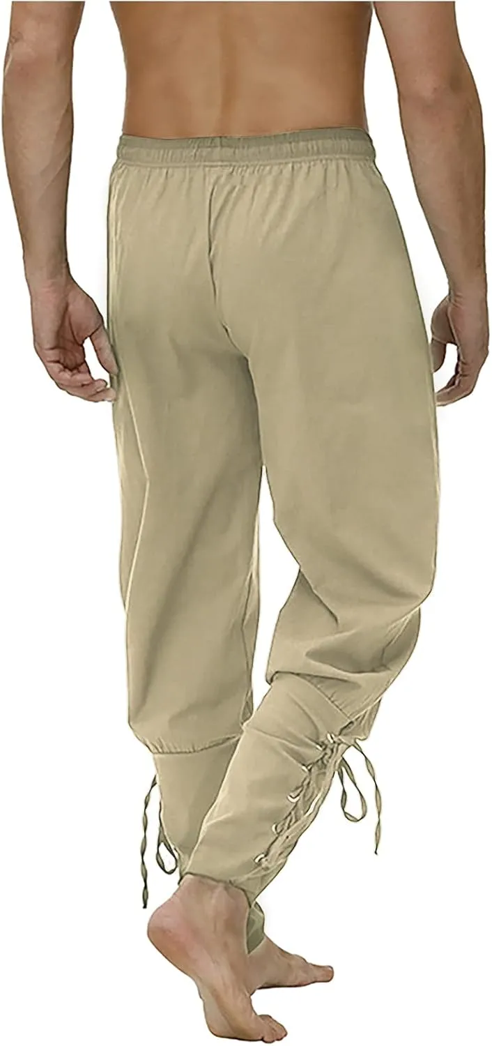 Big and Tall Sweatpants for Men Pants Overalls Solid Color Multi-Pocket Straight Trousers Cargo Pants for Men Relaxed
