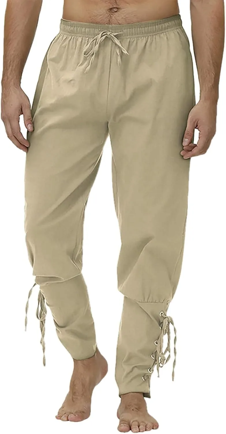 Big and Tall Sweatpants for Men Pants Overalls Solid Color Multi-Pocket Straight Trousers Cargo Pants for Men Relaxed