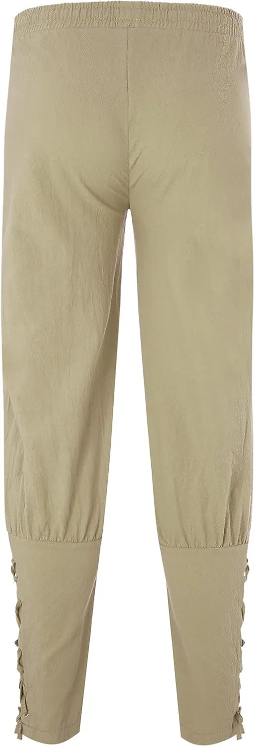Big and Tall Sweatpants for Men Pants Overalls Solid Color Multi-Pocket Straight Trousers Cargo Pants for Men Relaxed
