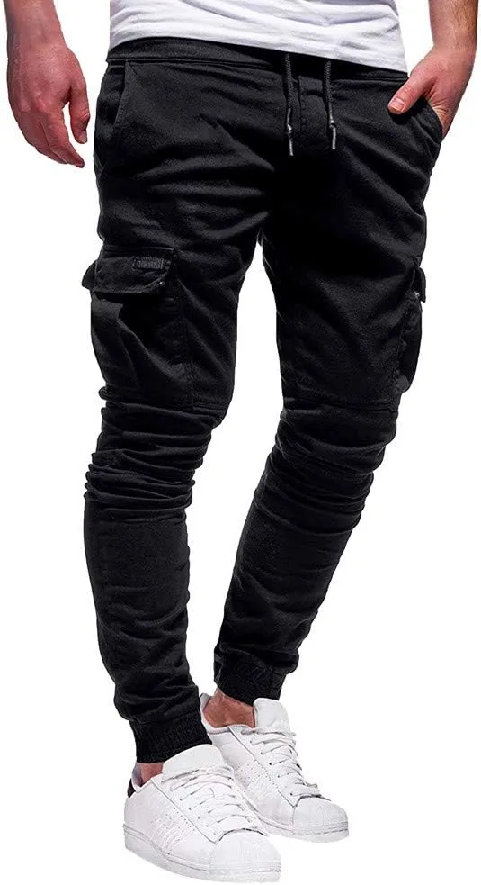 Big and Tall Sweatpants for Men Pants with Pockets Men's Pants Men's Jogger Lightweight Sweatpants Casual Loose-fit