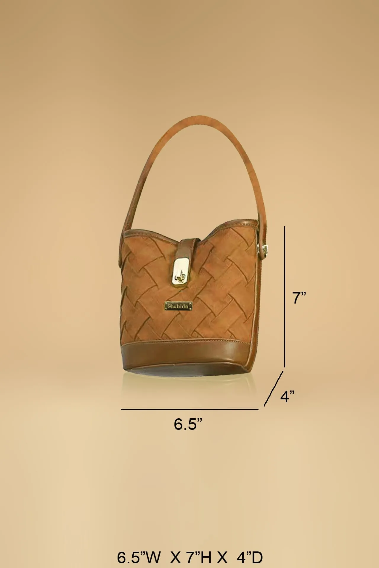 Brown Chic Luxury Quilted Handbag