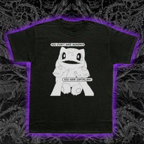 Bulbasaur Hates Capitalism Slim Fit Tee