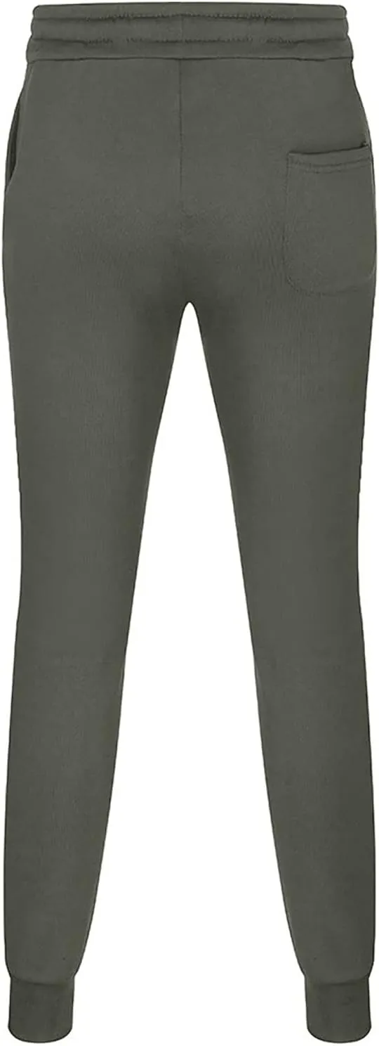 Cargo Pants for Men Big and Tall with Pockets Mens Cargo Sweatpants Heavyweight Fleece Jogger Pants Drawstring Sports