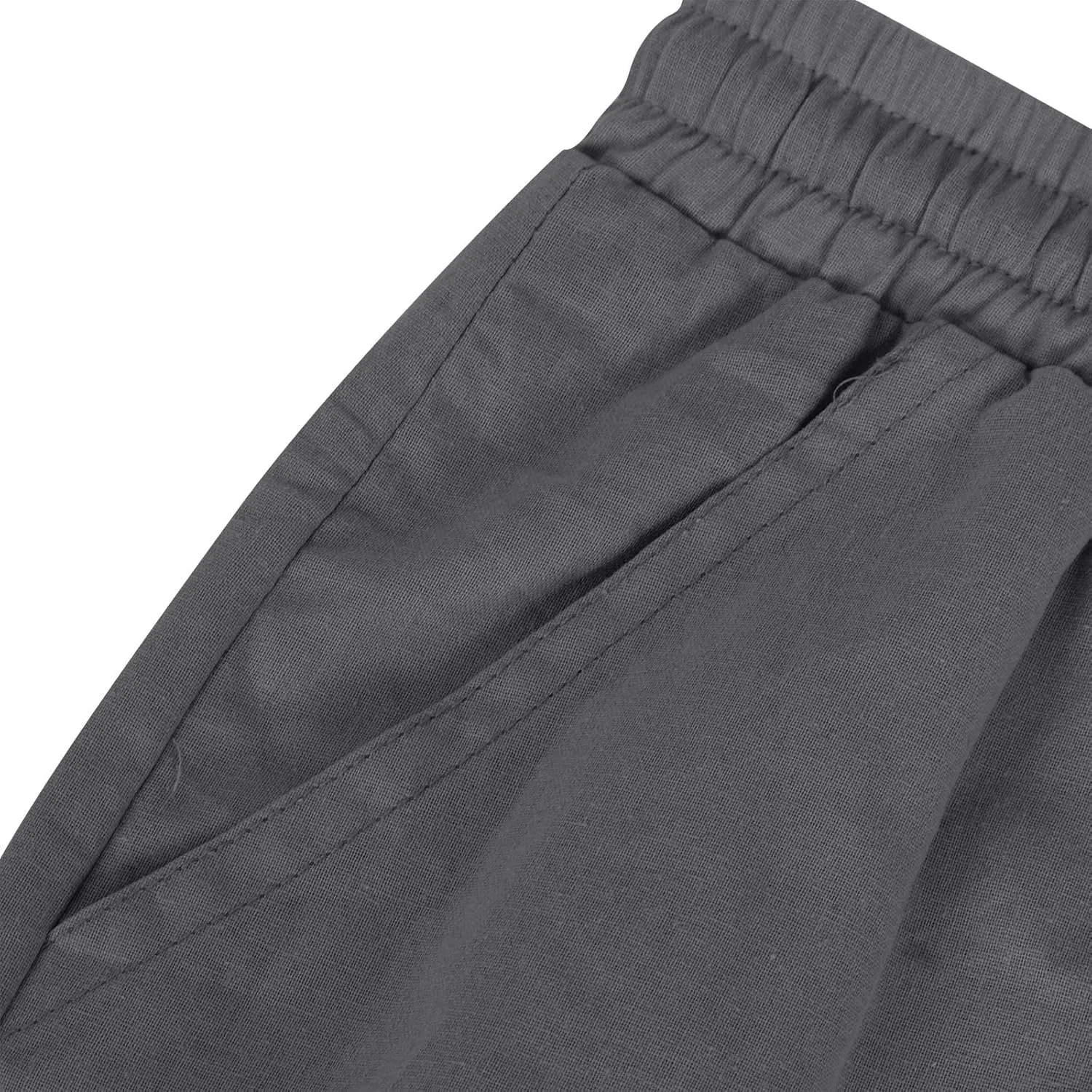 Cargo Pants for Mens Outdoor Casual Hiking Joggers Athletic Pants Drawstring Elastic Waist Loose Straight Sweatpants