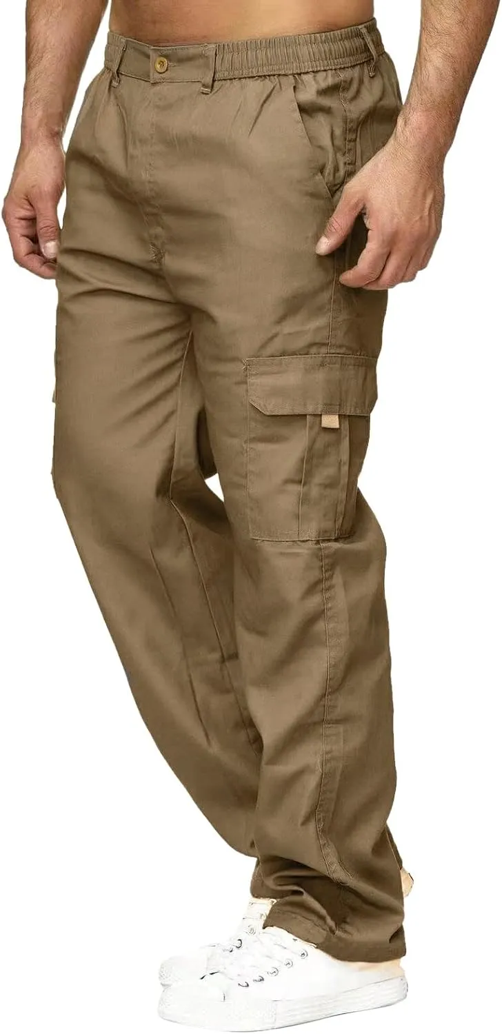 Cargo Trousers for Men Cotton Sweatpants Casual Athletic Jogger Sports Outdoor Trousers Mens Sweatpants Men Joggers