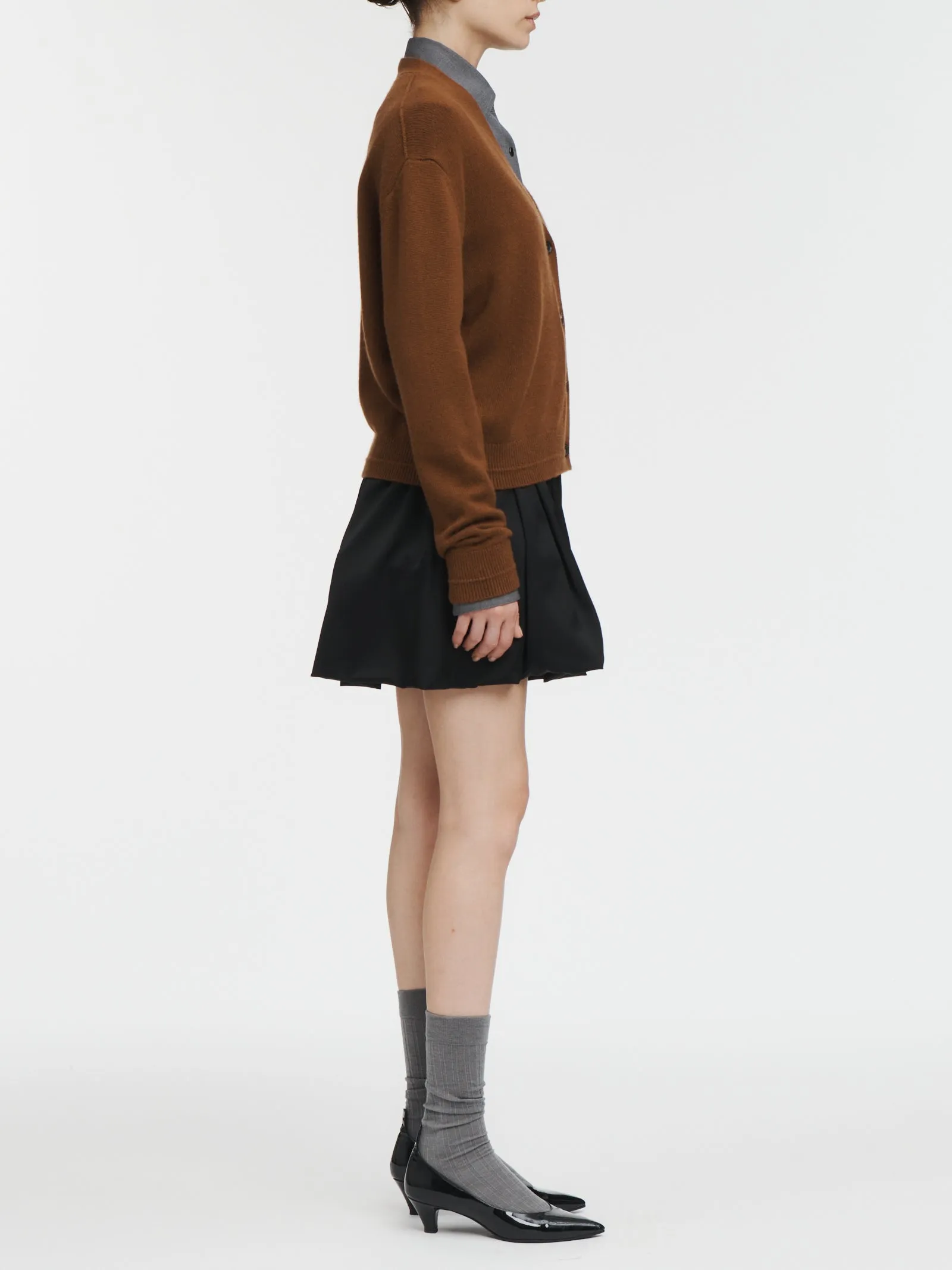 Classic V Cardigan in Vicuna