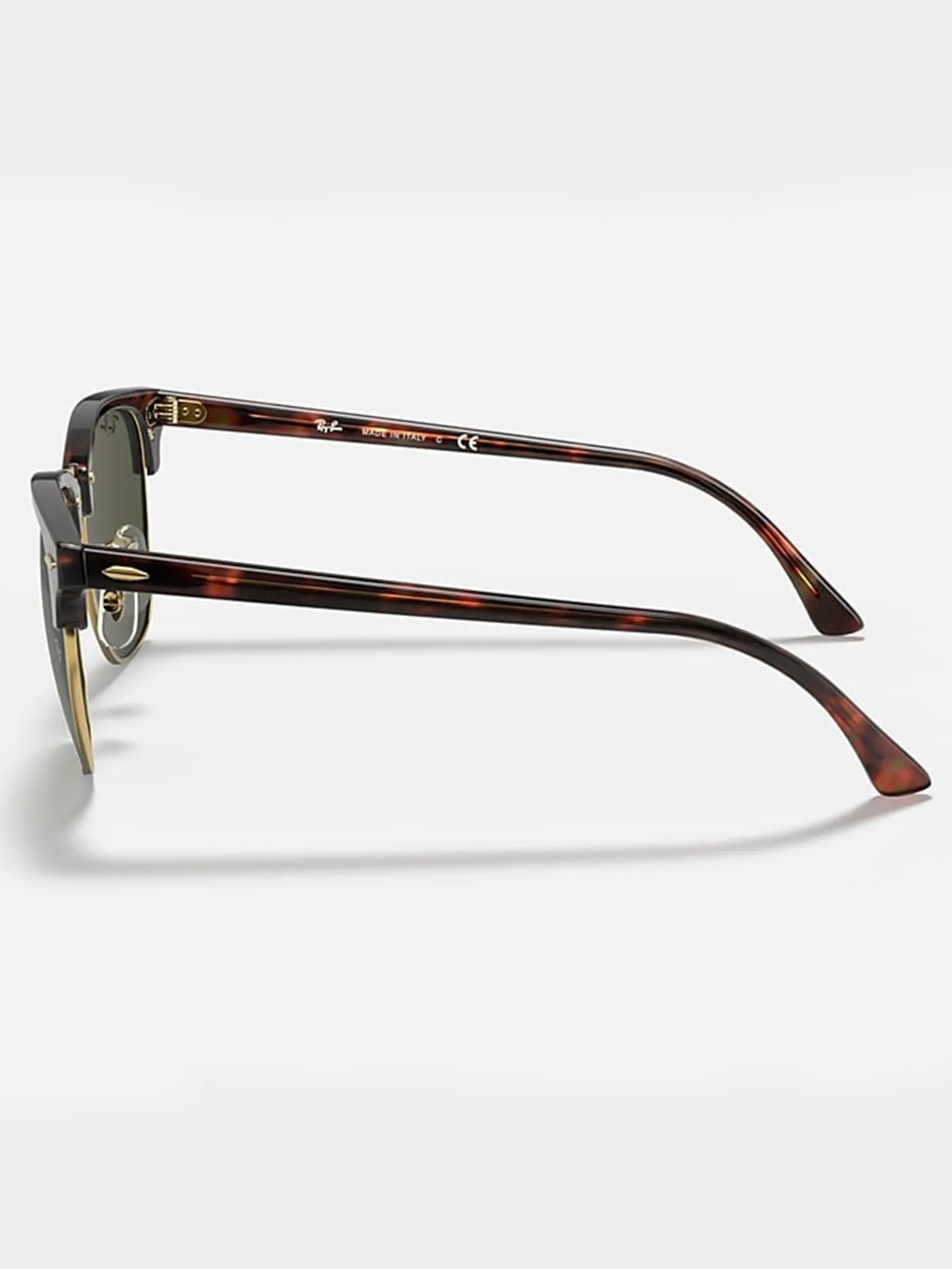 Clubmaster Tortoise On Gold/Green Classic G-15 Sunglasses