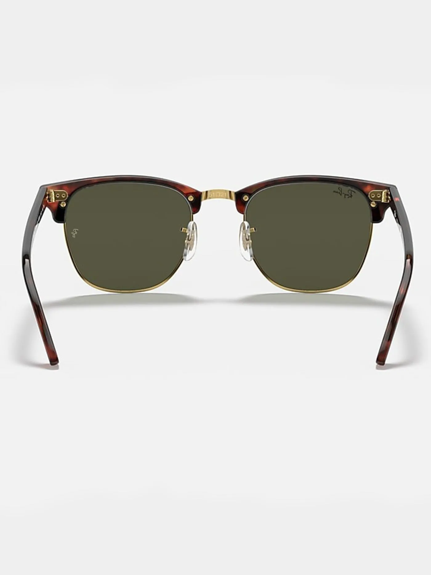 Clubmaster Tortoise On Gold/Green Classic G-15 Sunglasses