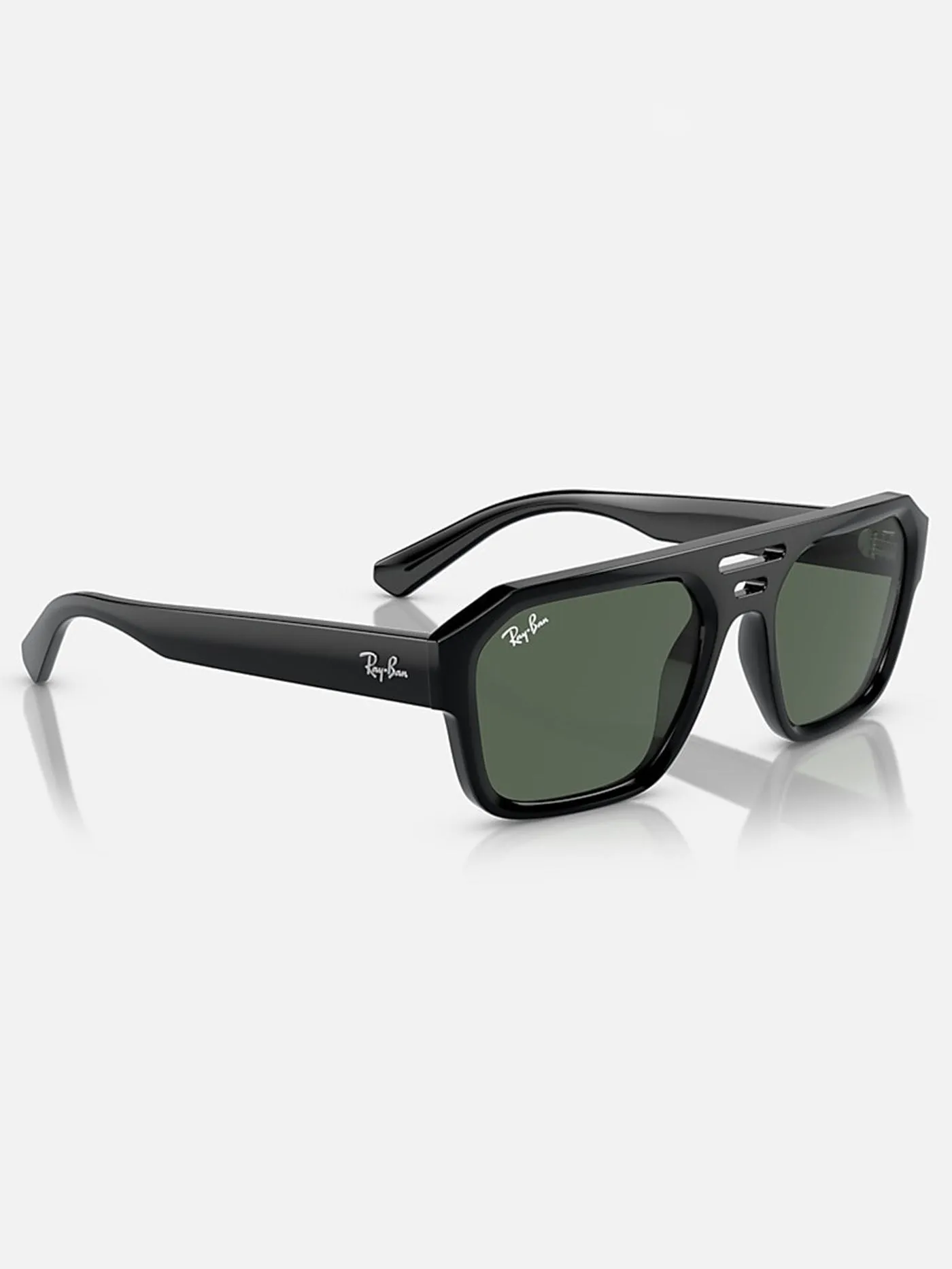 Corrigan Black/Green Classic Sunglasses