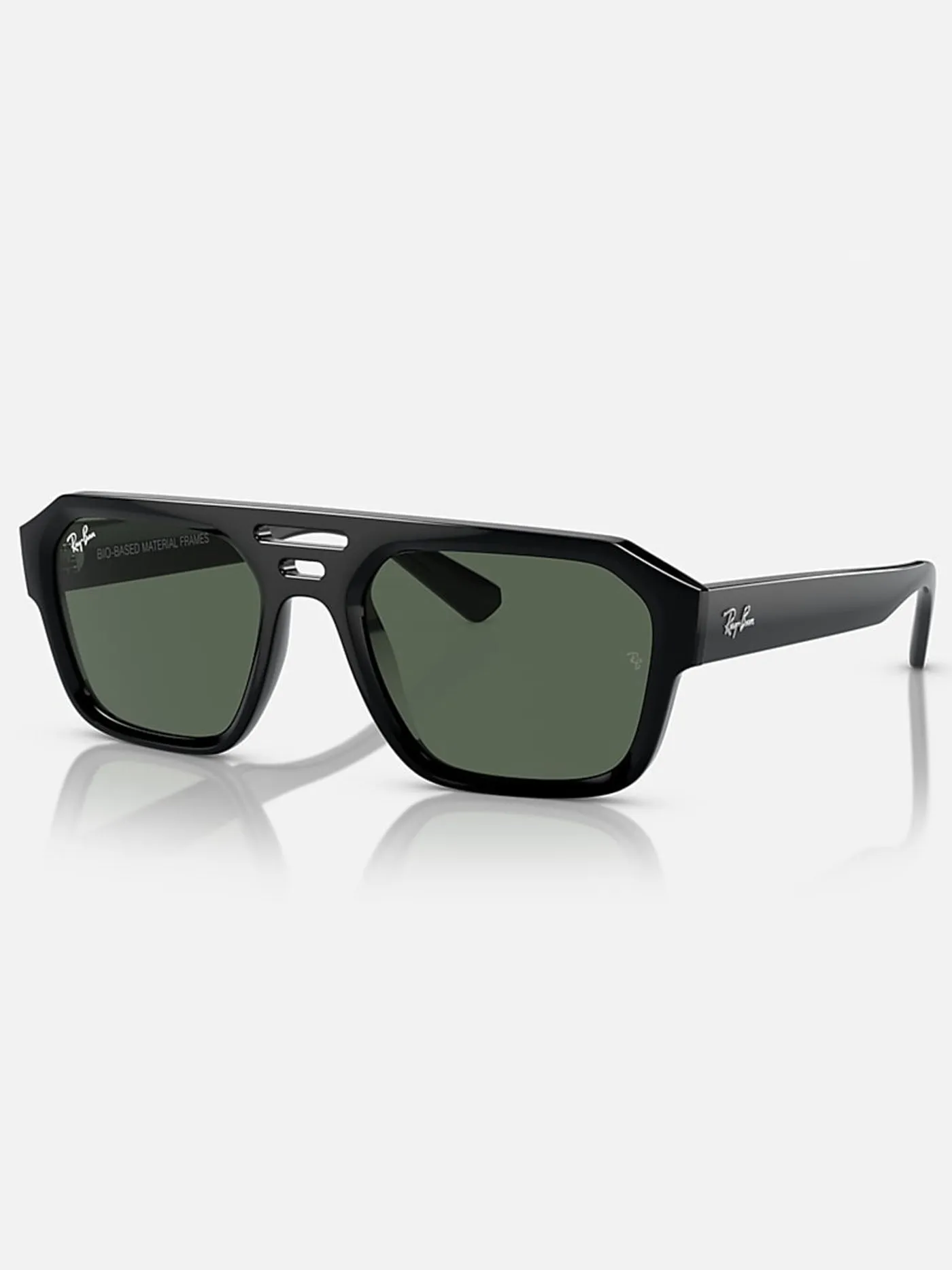 Corrigan Black/Green Classic Sunglasses