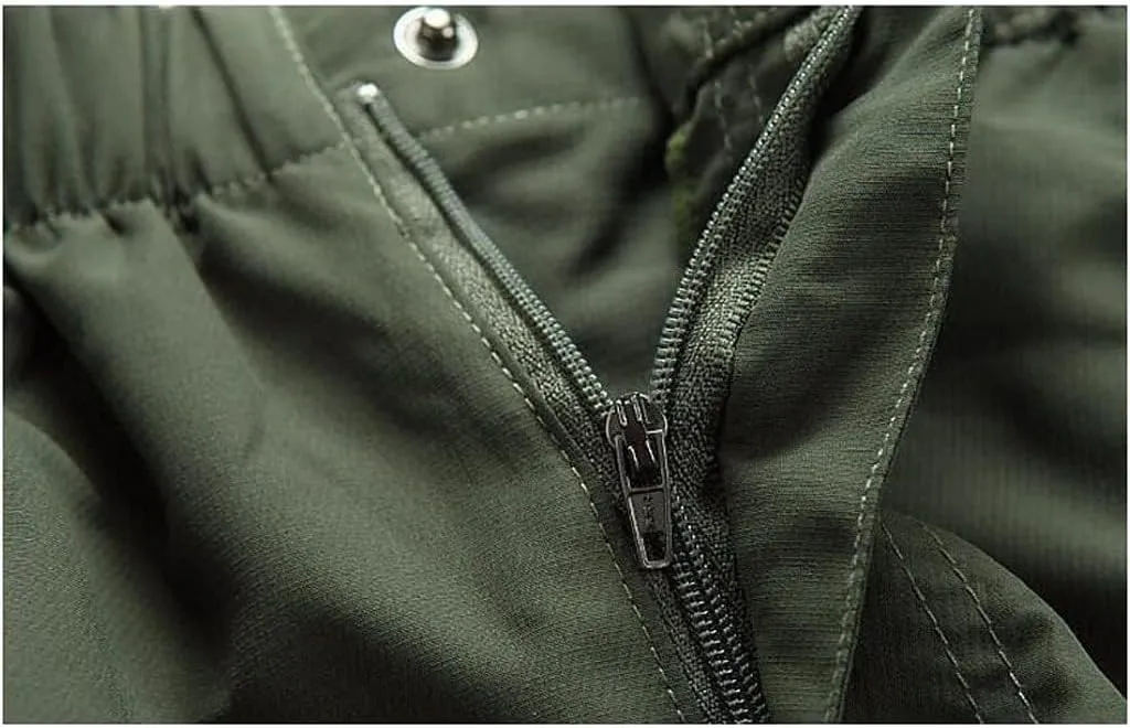 Detachable Quick Dry Men Pants Waterproof Active Multifunction Trousers Pockets Mens Casual Cargo Pants