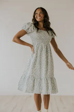 Feminine Puff-Sleeve Dress