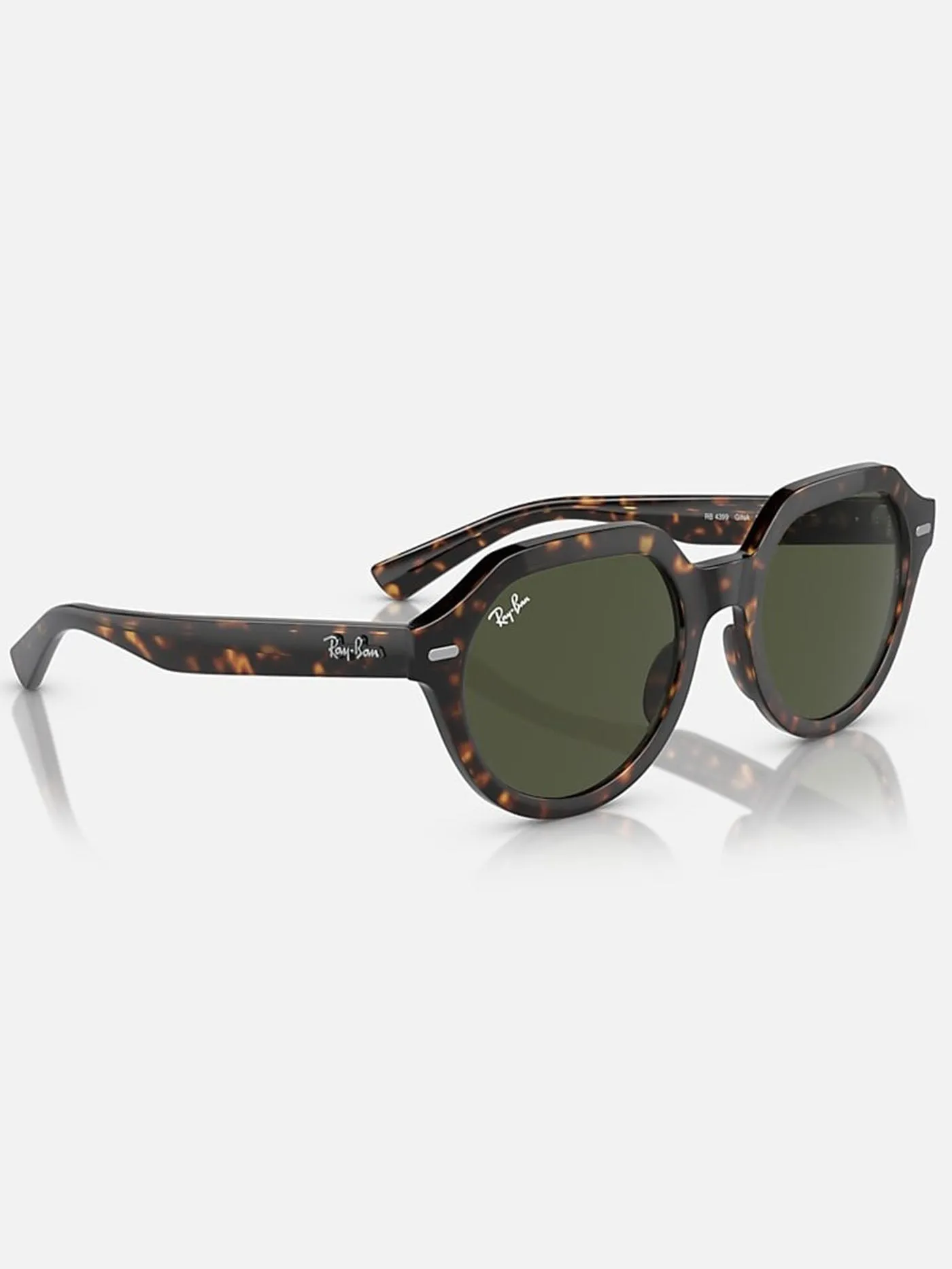 Gina Havana/Green Classic Sunglasses