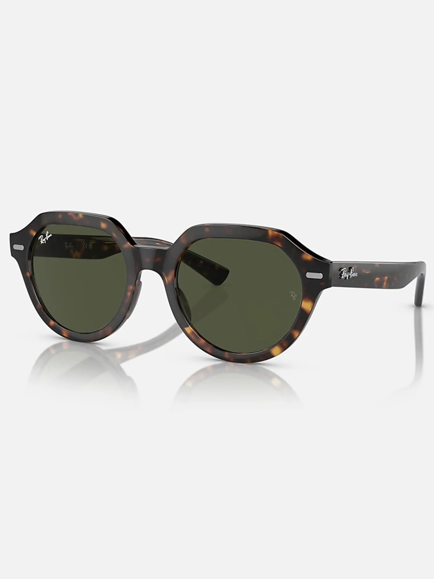 Gina Havana/Green Classic Sunglasses