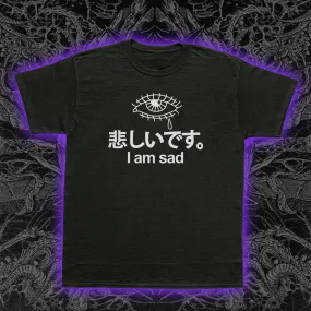 I Am Sad Kanji Slim Fit Tee