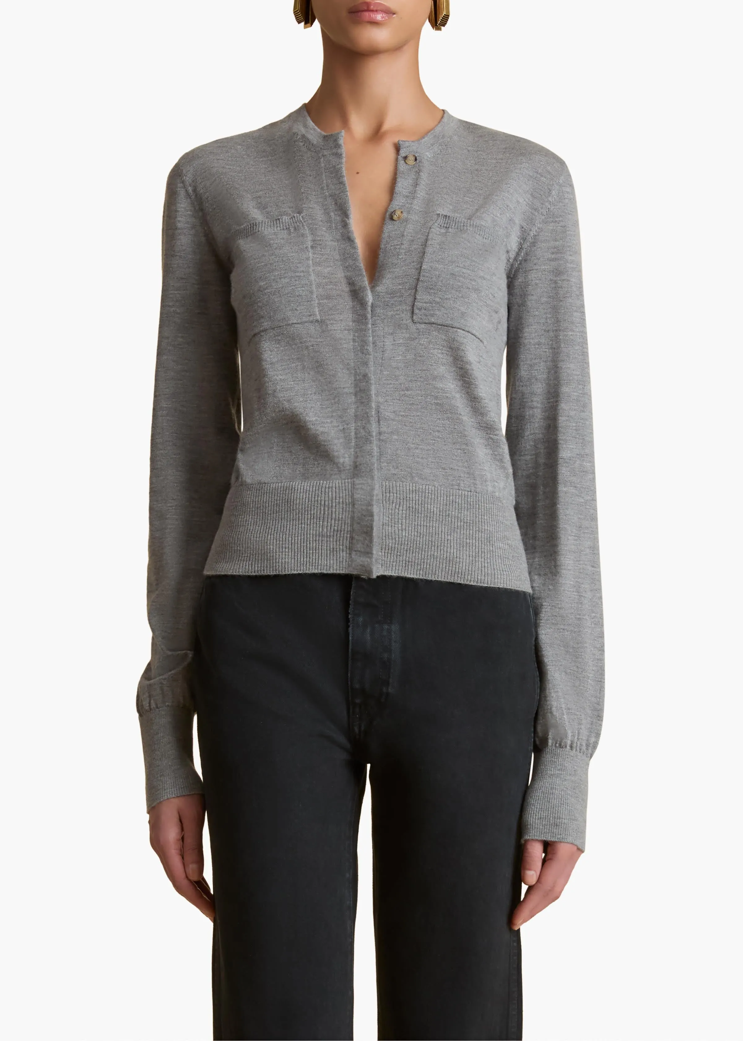Lilou Cardigan in Sterling