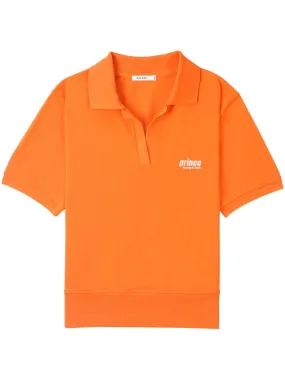logo-embroidered cotton polo shirt