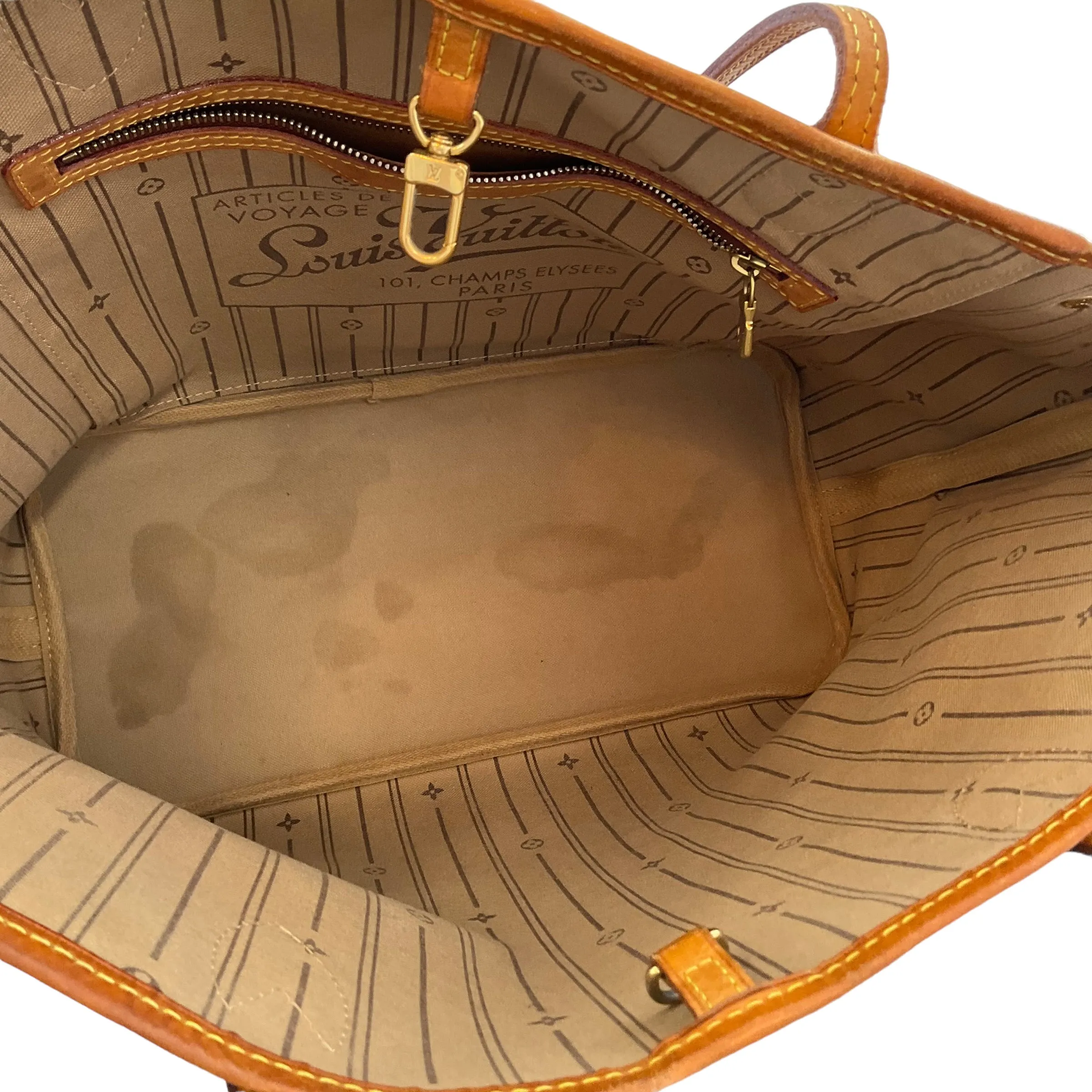 Louis Vuitton Neverfull MM Tote. AS IS