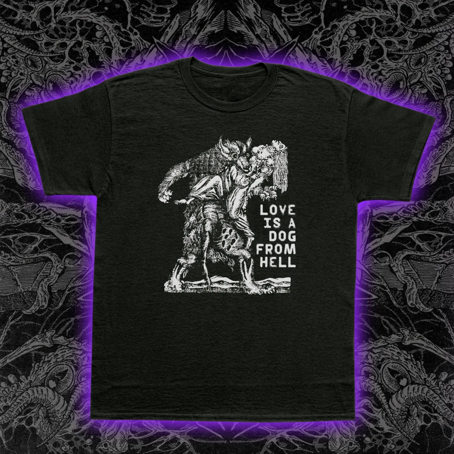 Love Is A Dog From Hell Slim Fit Tee