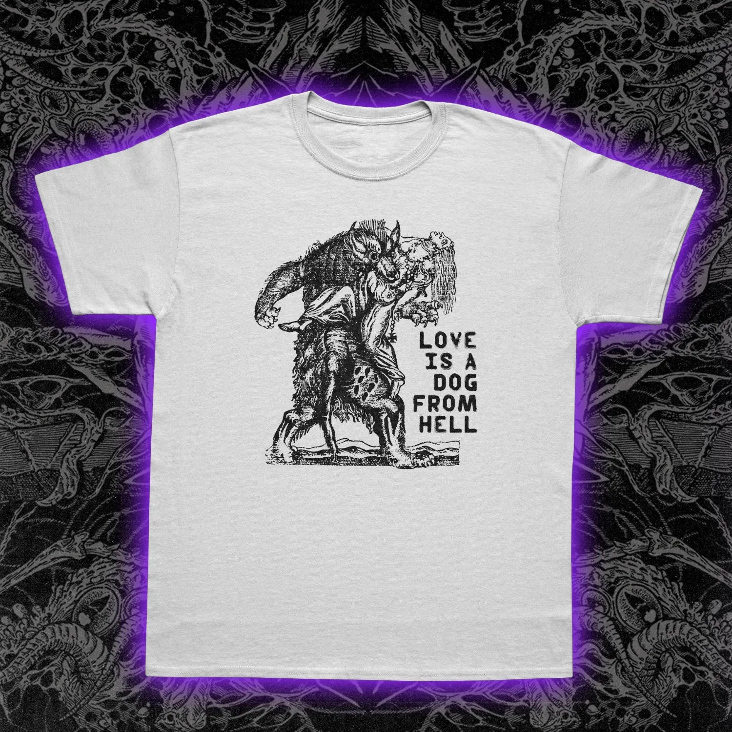 Love Is A Dog From Hell Slim Fit Tee