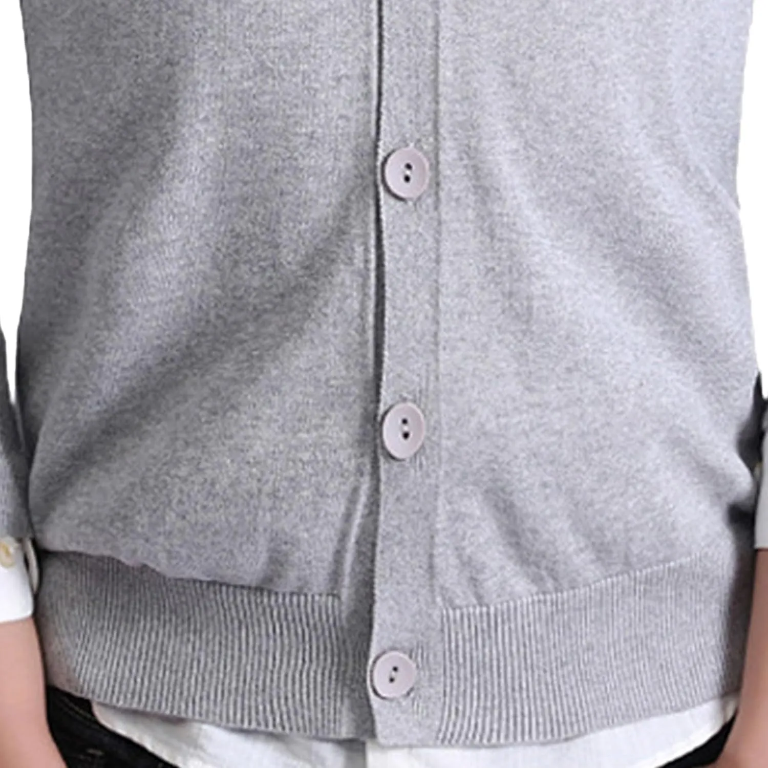 Men's Cardigan Sweater V-Shaped Collar Button Down Knit Blazer Jacket Knitwear Breasted Soft Outerwear