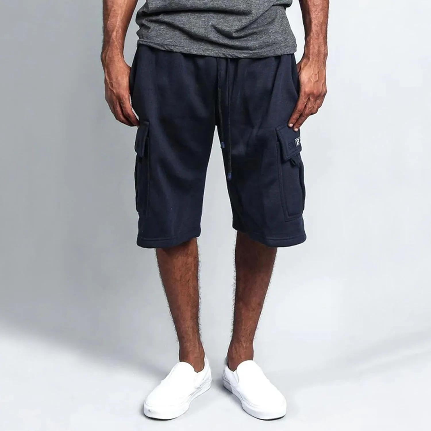 Men's Trendy Shorts Summer Drawstring Elastic Waist Pockets Breathable Athletic Elasticity Comfy Fashion Trousers