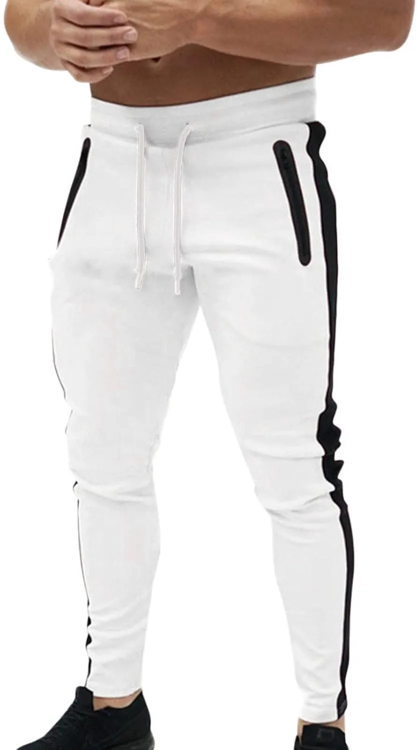 Mens Workout Cargo Sweatpants Pants Drawstring Waist Workout Outdoor Jogger Sweatpants Men Joggers Chino Cargo Pants