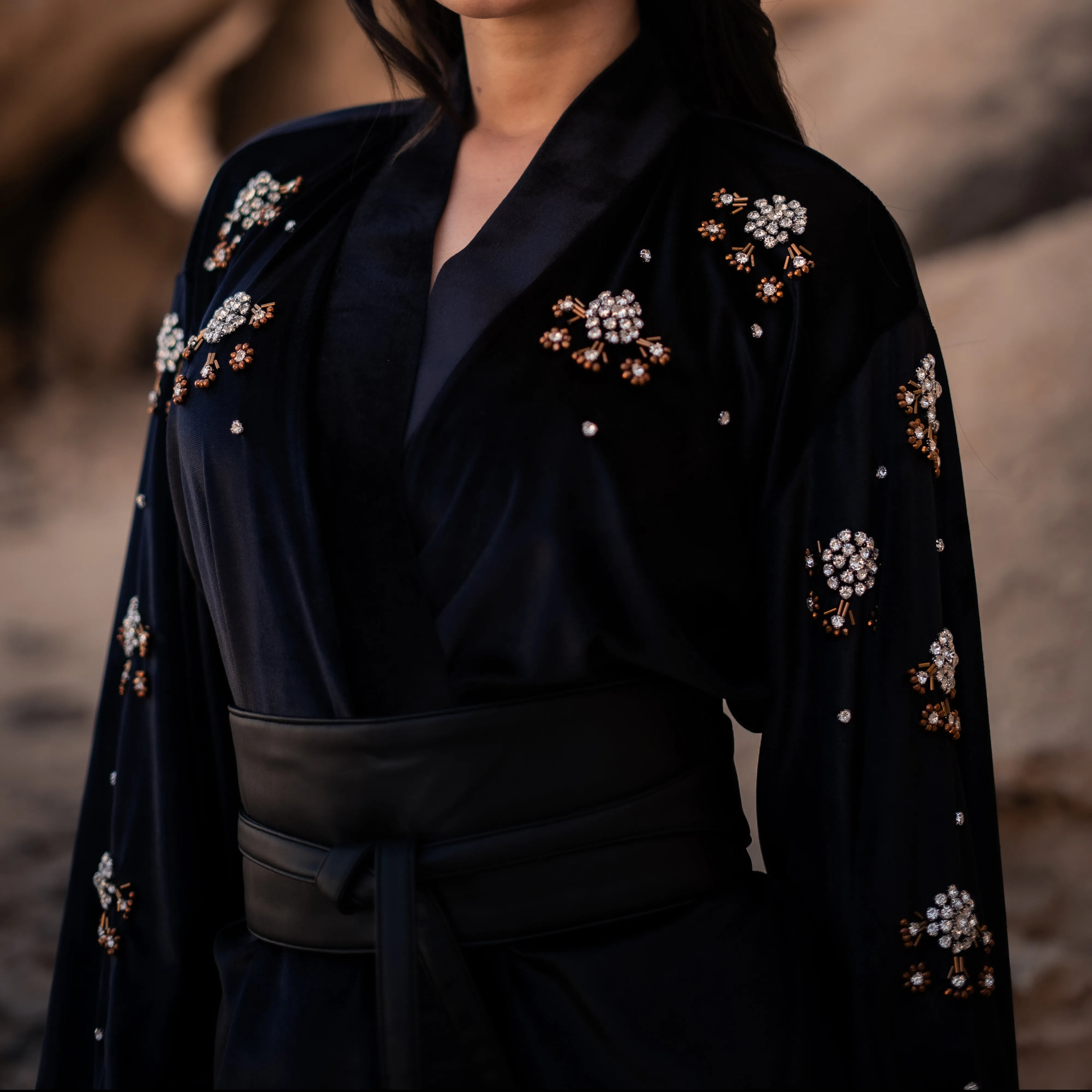 Obsidian Kimono Set