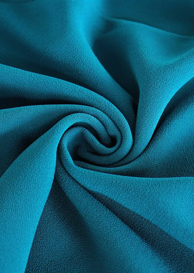 PEACOCK BALLOON SLEEVE DRESS