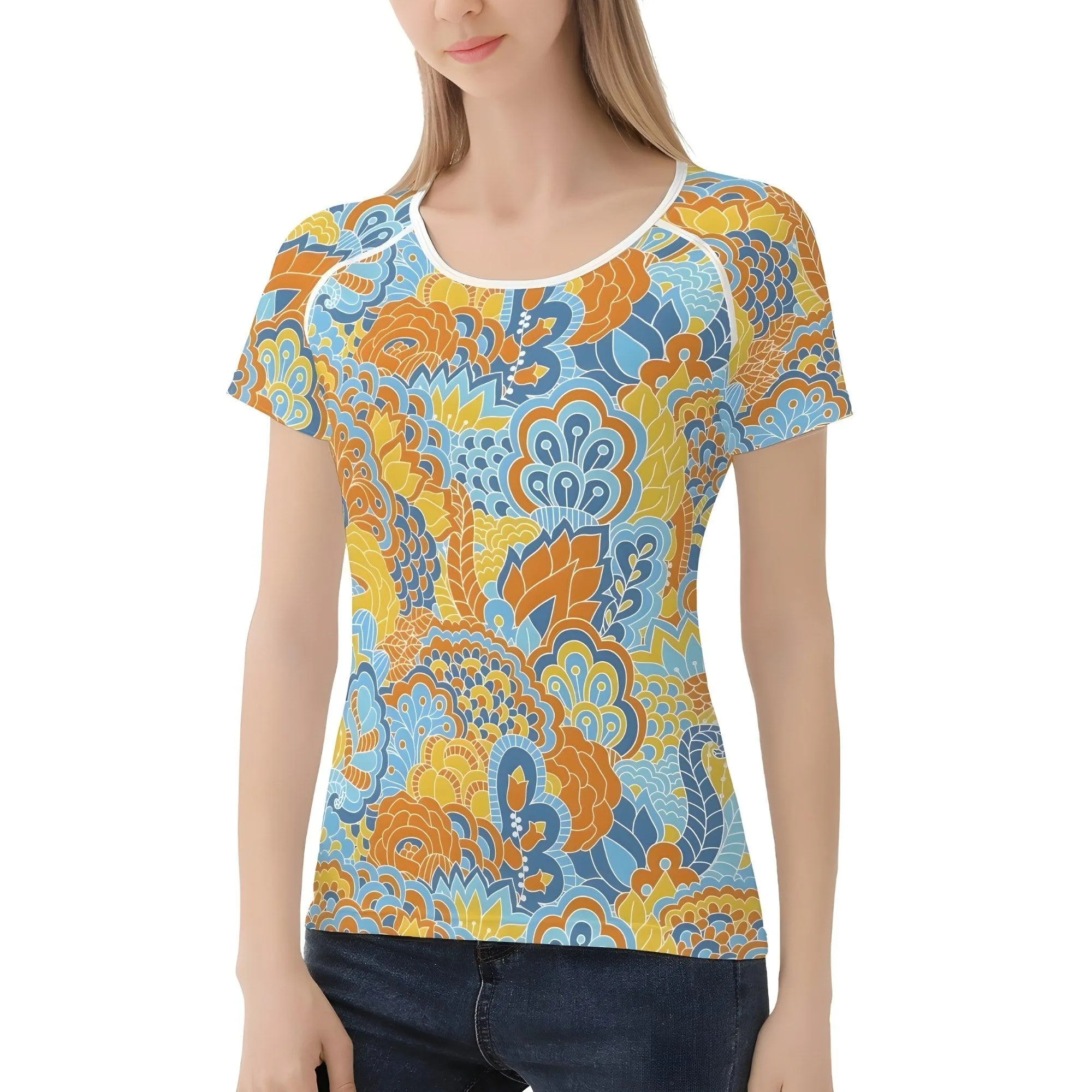 Pinsa Crewneck Stretchy Tee