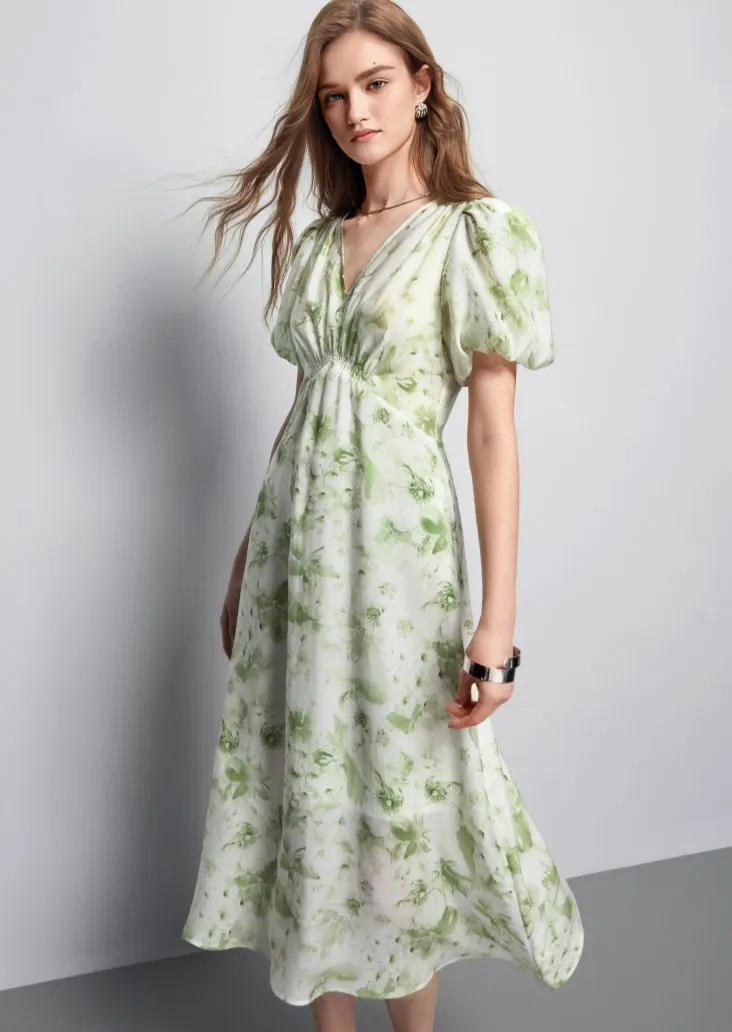 PRAIRIE PRINT MIDI DRESS