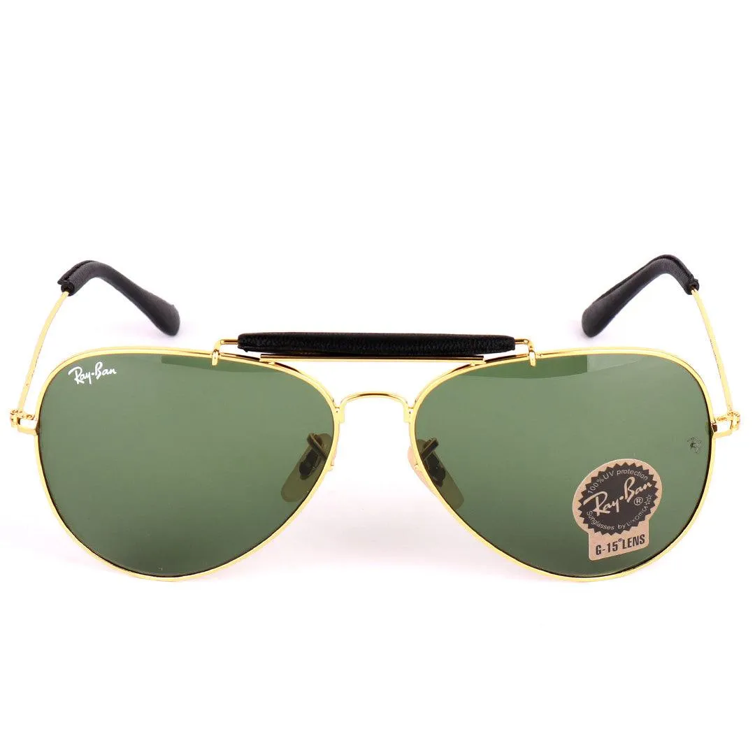 Ray-Ban Classic Aviator G-15 Green Lens Sunglasses