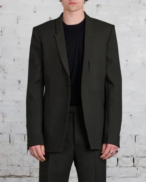 Rick Owens Fogpocket Soft Soft Blazer WGP Forest
