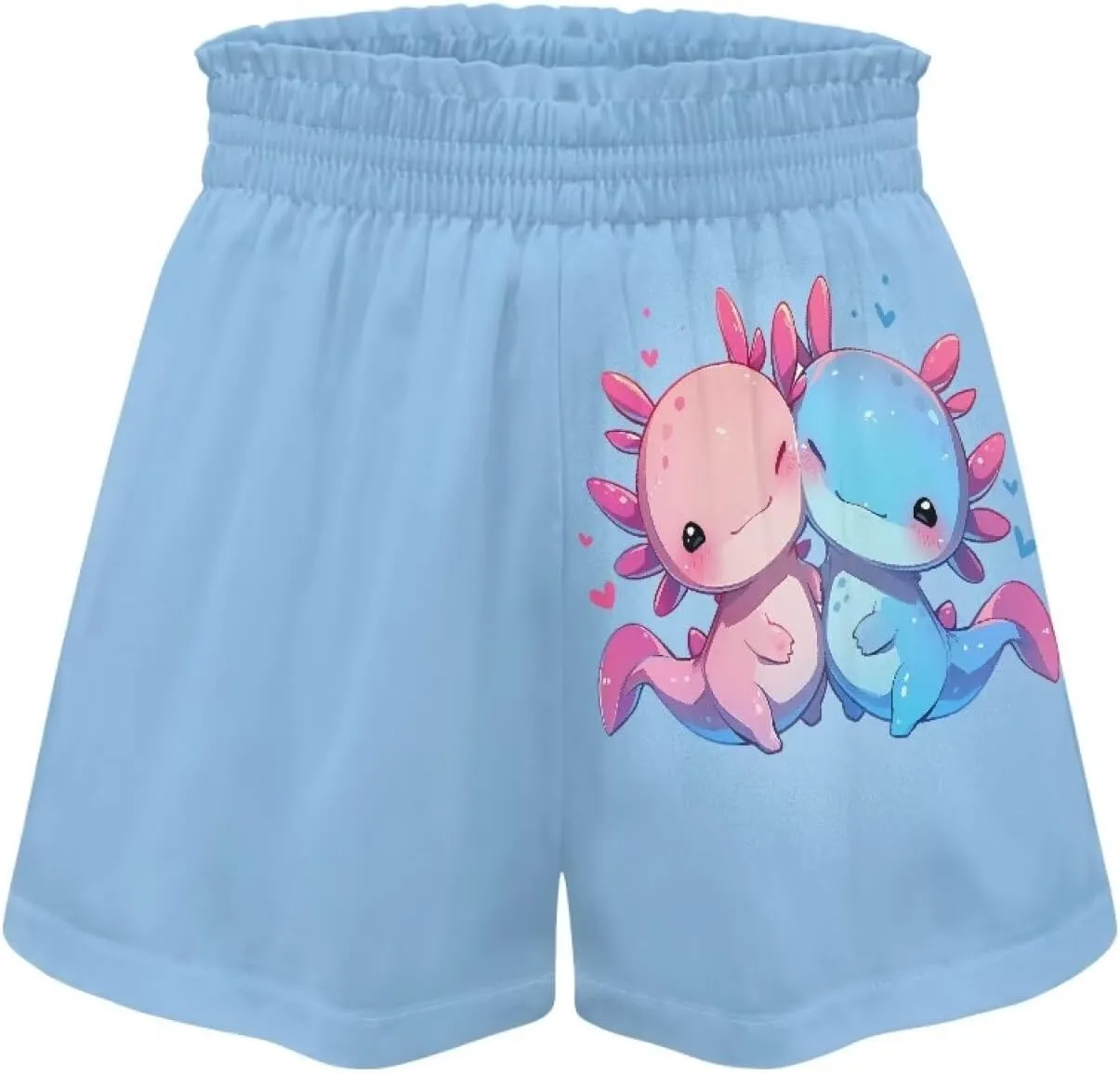 Shorts for Girls 1-16 Years Old Kids Clothes High Waist Athletic with Pockets