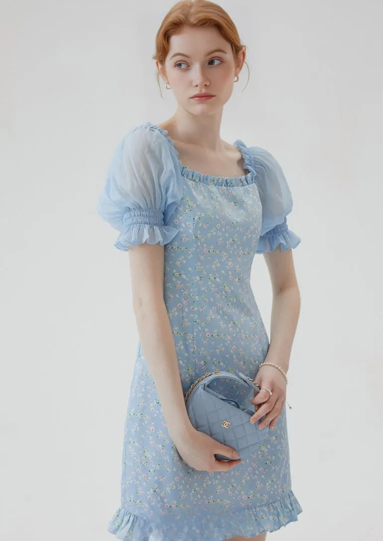 SMALL FRESH FLORAL DRESS