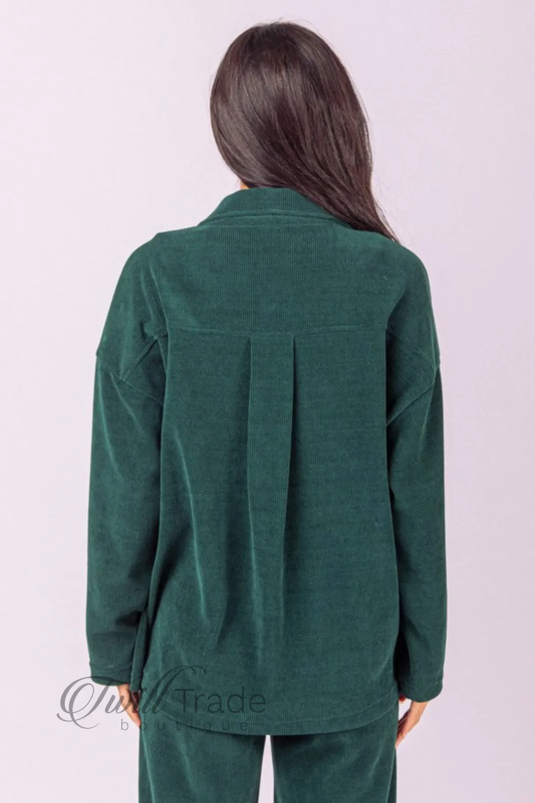 Soft Knit Corduroy Blazer