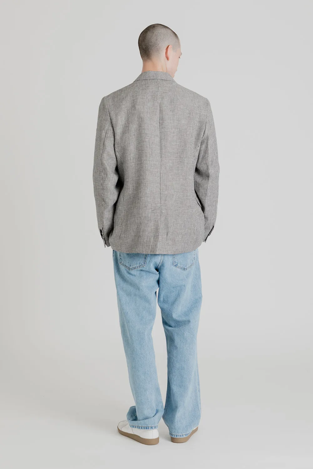 Soft Tailored Blazer Pepita - Black/White