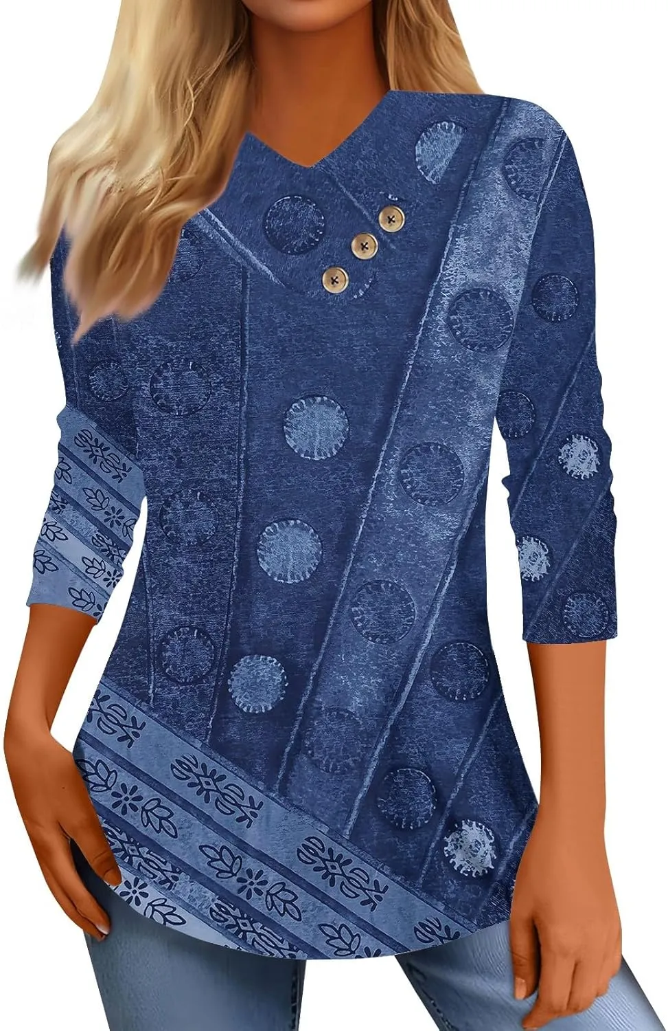 Summers Full Sleeve Trendy Shirts Ladie's Club Plus Size Thin Comfort Top Ladies Stretchy Ruffle Striped