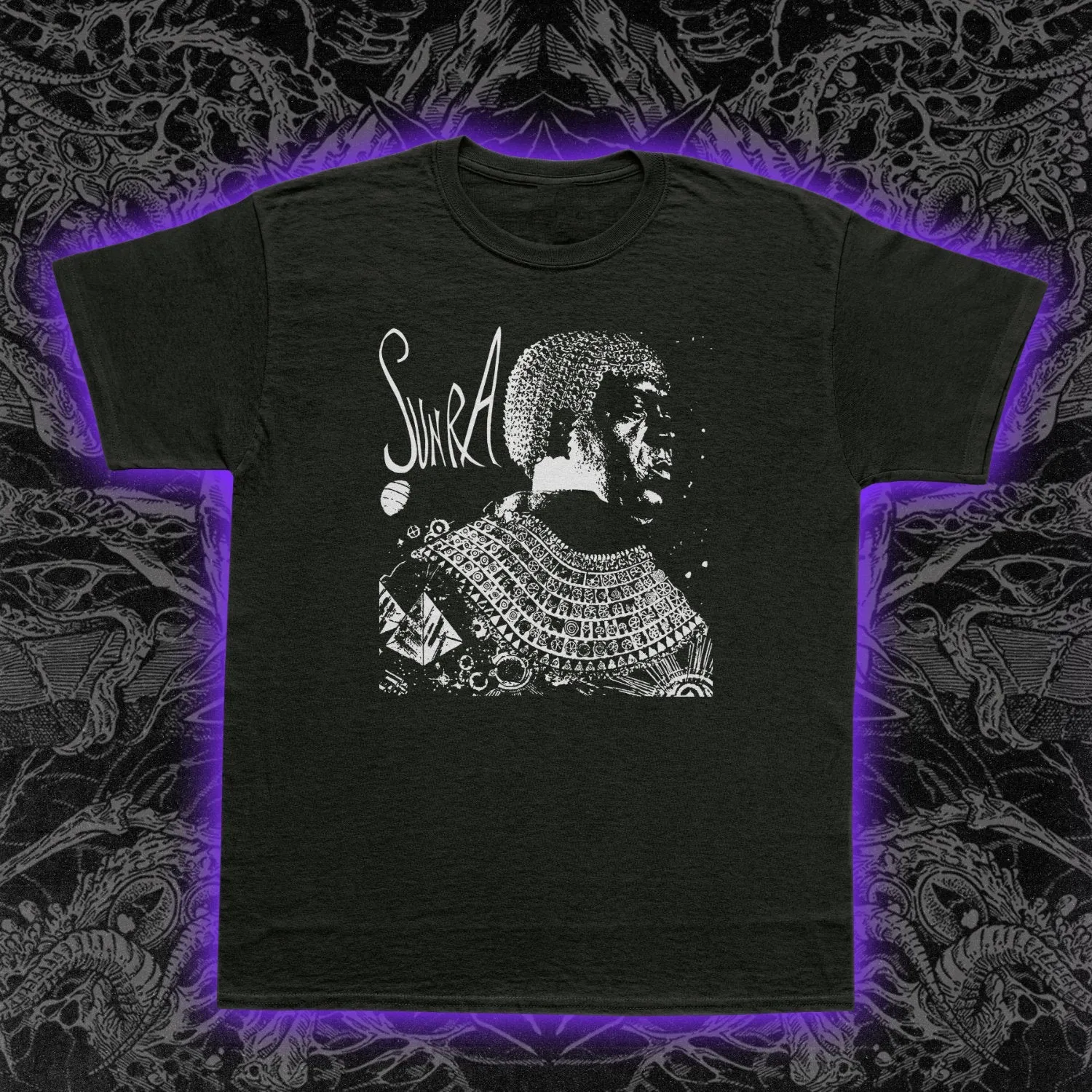 Sun Ra Space Portrait Slim Fit Tee